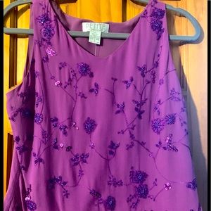 Petite Sophisticate Silk Blouse